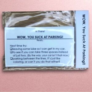 Wow, You Suck at Parking!